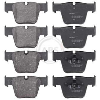 Jeu de 4 plaquettes de frein avant A.B.S. OEM 0044207520 Jeu de 4 plaquettes de frein avant A.B.S. OEM 0044207520