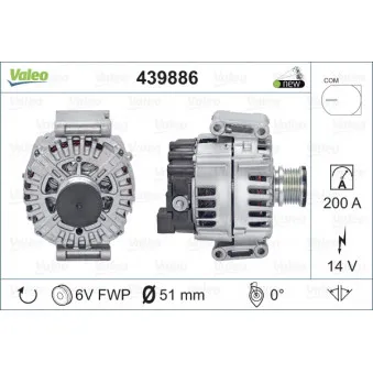 VALEO 439886 - Alternateur
