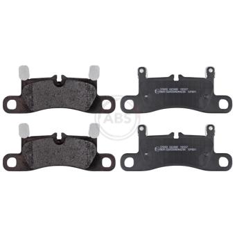 Jeu de 4 plaquettes de frein arrière A.B.S. [37850]