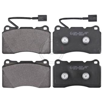 Jeu de 4 plaquettes de frein avant A.B.S. OEM 77365490