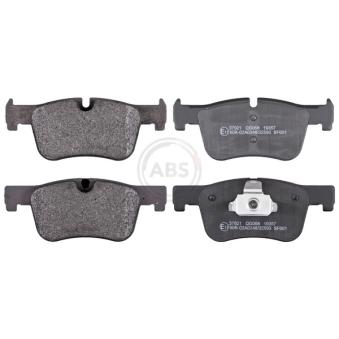 Jeu de 4 plaquettes de frein avant A.B.S. [37921]