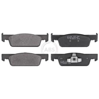 Jeu de 4 plaquettes de frein avant A.B.S. [37961]