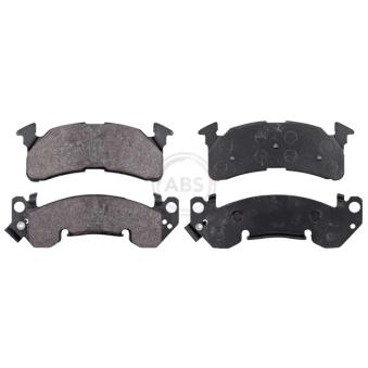 Jeu de 4 plaquettes de frein avant A.B.S. 38153 pour PONTIAC PHOENIX 2.8 - 116cv