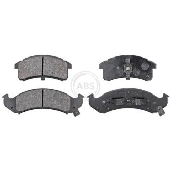 Jeu de 4 plaquettes de frein avant A.B.S. 38623 pour CADILLAC DEVILLE 4.6 - 305cv