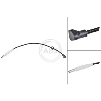 Contact d'avertissement, usure des plaquettes de frein A.B.S. 39440 pour OPEL SINTRA 1.8 - 110cv