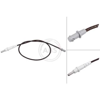 Contact d'avertissement, usure des plaquettes de frein A.B.S. 39471 pour CITROEN XM 3.0 V6 - 190cv