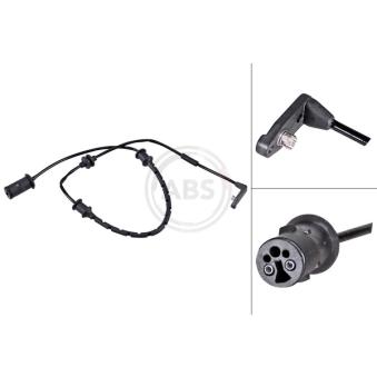 Contact d'avertissement, usure des plaquettes de frein A.B.S. [39559]