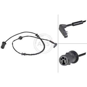 Contact d'avertissement, usure des plaquettes de frein A.B.S. 39583 pour SAAB 95 2.0 - 185cv