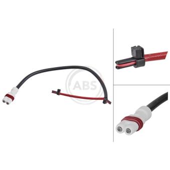 Contact d'avertissement, usure des plaquettes de frein A.B.S. [39664]