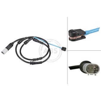 Contact d'avertissement, usure des plaquettes de frein A.B.S. [39685]