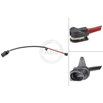 Contact d'avertissement, usure des plaquettes de frein A.B.S. 39772 pour AUDI A6 2.0 TDI - 150cv