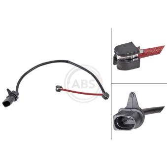 Contact d'avertissement, usure des plaquettes de frein A.B.S. 39777 pour AUDI A6 2.0 TDI - 150cv