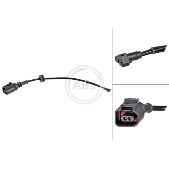 Contact d'avertissement, usure des plaquettes de frein A.B.S. 39791 pour AUDI A6 2.0 TDI - 136cv