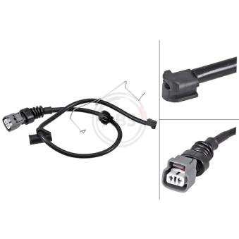 Contact d'avertissement, usure des plaquettes de frein A.B.S. [39964]