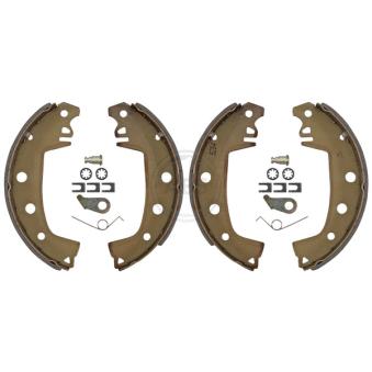 Jeu de mâchoires de frein A.B.S. 8110 pour RENAULT R4 1.1 - 34cv