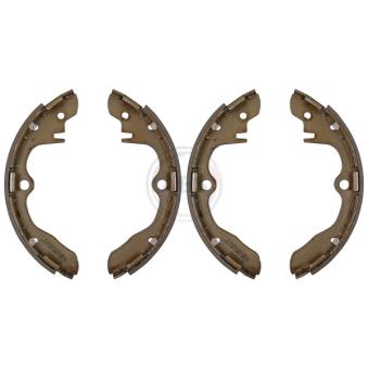 Jeu de mâchoires de frein A.B.S. 8524 pour DACIA DUSTER E2000 - 82cv