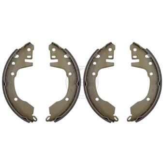 Jeu de mâchoires de frein A.B.S. 8873 pour MITSUBISHI SPACE 2.0 4x4 - 102cv