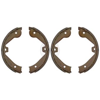 Jeu de mâchoires de frein, frein de stationnement A.B.S. 9177 pour PORSCHE CAYENNE Turbo S 4.8 - 500cv