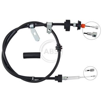 Tirette à câble, frein de stationnement A.B.S. K10013