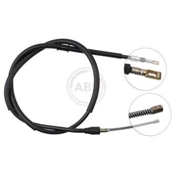 Tirette à câble, frein de stationnement A.B.S. K10026 pour RENAULT R9 1.6 E - 101cv
