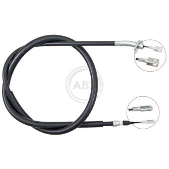 Tirette à câble, frein de stationnement A.B.S. K10033 pour MERCEDES-BENZ SPRINTER 314 - 143cv