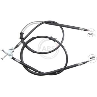 Tirette à câble, frein de stationnement A.B.S. K10042 pour OPEL ASTRA 1.6 16V - 101cv