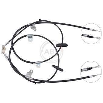 Tirette à câble, frein de stationnement A.B.S. [K10089]