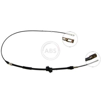 Tirette à câble, frein de stationnement A.B.S. K10137 pour MITSUBISHI OUTLANDER 2.0 - 113cv