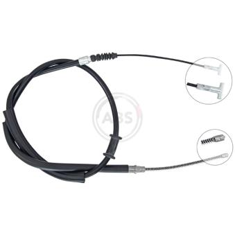 Tirette à câble, frein de stationnement A.B.S. K10567 pour SAAB 900 1.8 i - 110cv