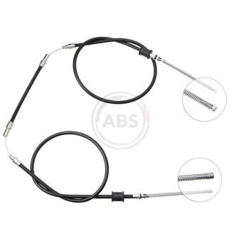 Tirette à câble, frein de stationnement A.B.S. K10875 pour FIAT TEMPRA 2.0 - 90cv