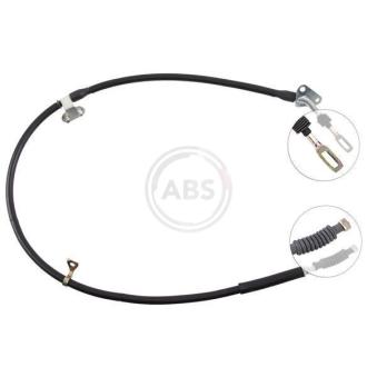 Tirette à câble, frein de stationnement A.B.S. K11087 pour AUDI A3 1.6 i - 107cv