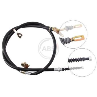 Tirette à câble, frein de stationnement A.B.S. K11107 pour MAZDA 323 1.6 - 84cv