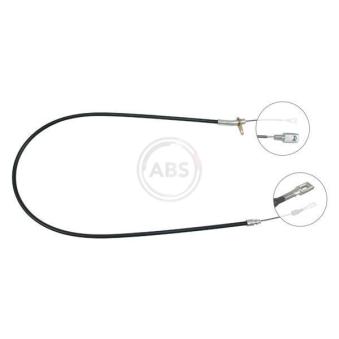 Tirette à câble, frein de stationnement A.B.S. K11278 pour MERCEDES-BENZ SERIE 123 280 CE - 185cv