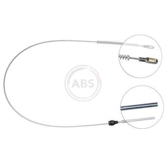 Tirette à câble, frein de stationnement A.B.S. K12077 pour BMW Série 5 1.2 - 60cv