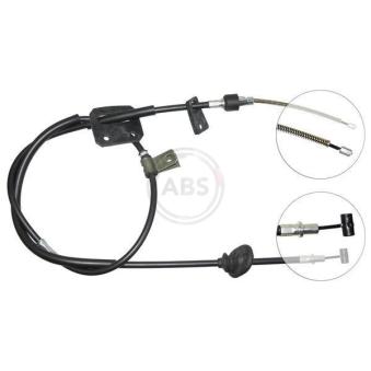 Tirette à câble, frein de stationnement A.B.S. K12638 pour SUZUKI VITARA 1.9 TD - 75cv