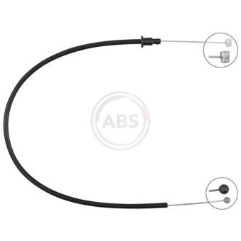 Tirette à câble, frein de stationnement A.B.S. K12861 pour CITROEN C3 E 220 CDI - 150cv