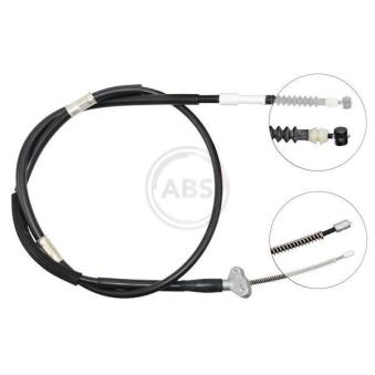 Tirette à câble, frein de stationnement A.B.S. K12888 pour TOYOTA CAMRY 3.0 - 188cv