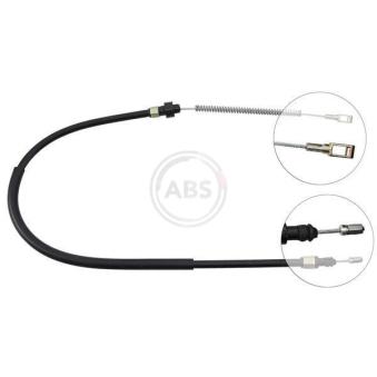 Tirette à câble, frein de stationnement A.B.S. K13077 pour VOLKSWAGEN LT 2.4 TD - 102cv