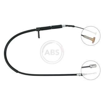 Tirette à câble, frein de stationnement A.B.S. K13238 pour ALFA ROMEO 156 1.9 JTD - 110cv