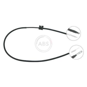 Tirette à câble, frein de stationnement A.B.S. K13268 pour AUDI 100 S4 Turbo quattro - 230cv