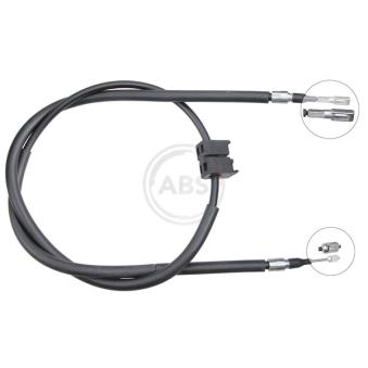 Tirette à câble, frein de stationnement A.B.S. K13308 pour ALFA ROMEO 90 S8 quattro - 340cv