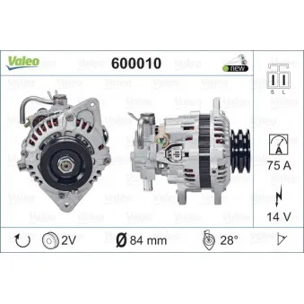 Alternateur VALEO OEM 3730042452