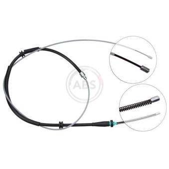 Tirette à câble, frein de stationnement A.B.S. K13596 pour RENAULT KANGOO 1.5 DCI 110 - 110cv