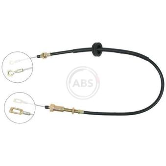 Tirette à câble, frein de stationnement A.B.S. K13761 pour PEUGEOT BOXER 2.0 - 110cv