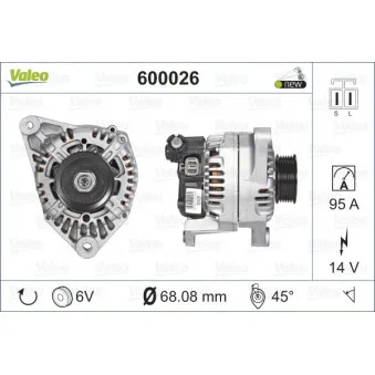 Alternateur VALEO OEM 5281051160