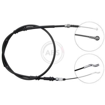 Tirette à câble, frein de stationnement A.B.S. K13826 pour VOLKSWAGEN MULTIVAN 2.5 TDI 4motion - 130cv