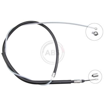 Tirette à câble, frein de stationnement A.B.S. K13873 Tirette à câble, frein de stationnement A.B.S. K13873