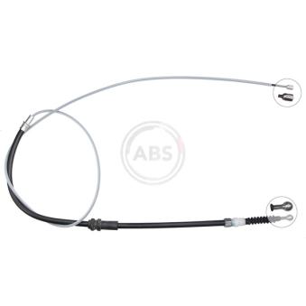 Tirette à câble, frein de stationnement A.B.S. K13874 pour VOLKSWAGEN CADDY 2.0 TDI - 110cv