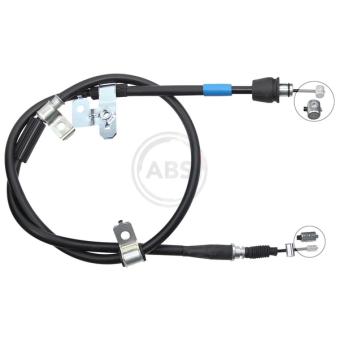 Tirette à câble, frein de stationnement A.B.S. K13899 pour HYUNDAI COUPE 1.6 16V - 107cv
