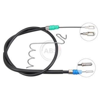 Tirette à câble, frein de stationnement A.B.S. K13943 pour FORD TRANSIT 2.2 TDCi 4x4 - 125cv